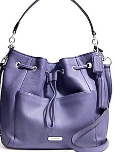 COACH AVERY LEATHER DRAWSTRING F27003